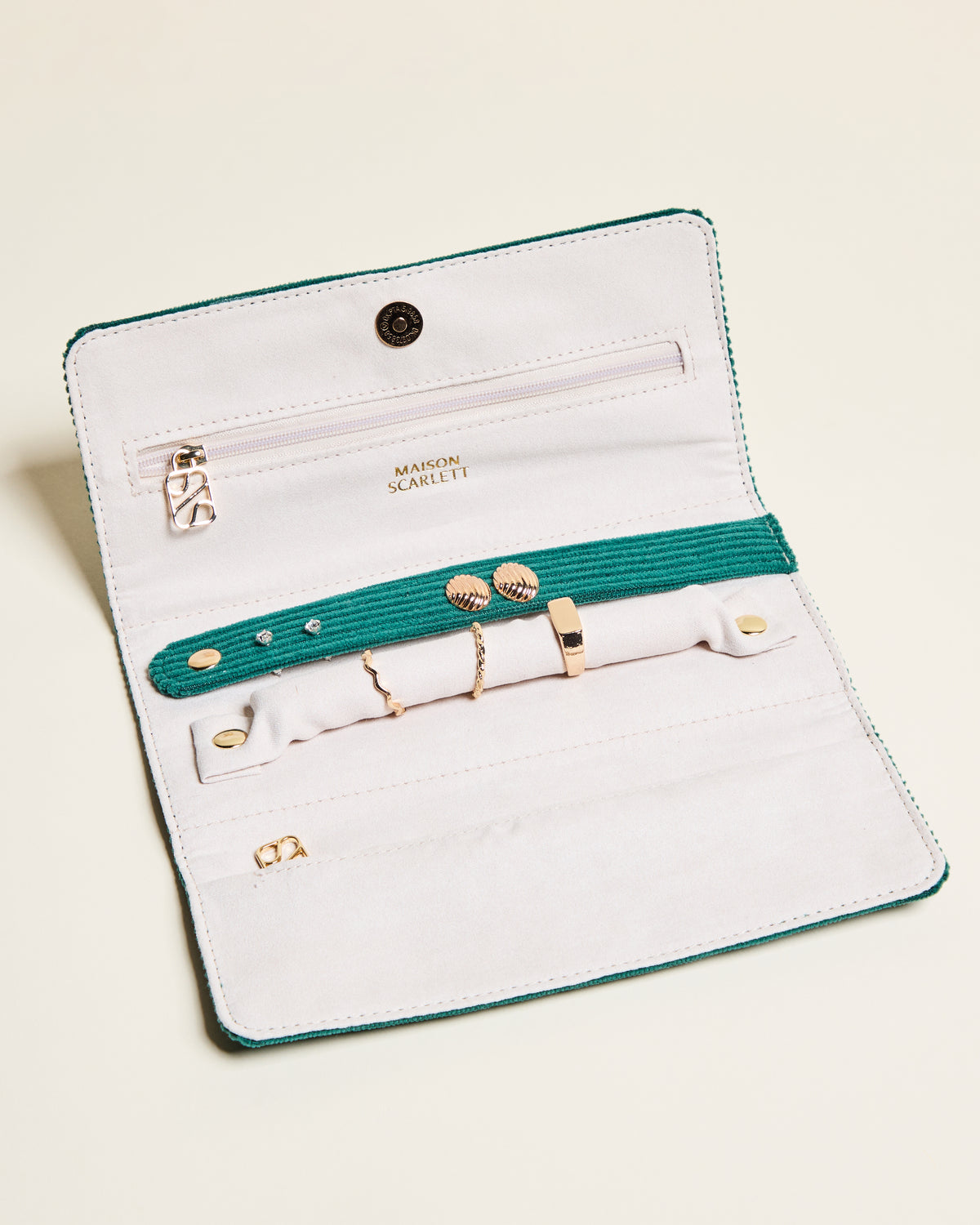 Estuche para joyas Catherine de pana