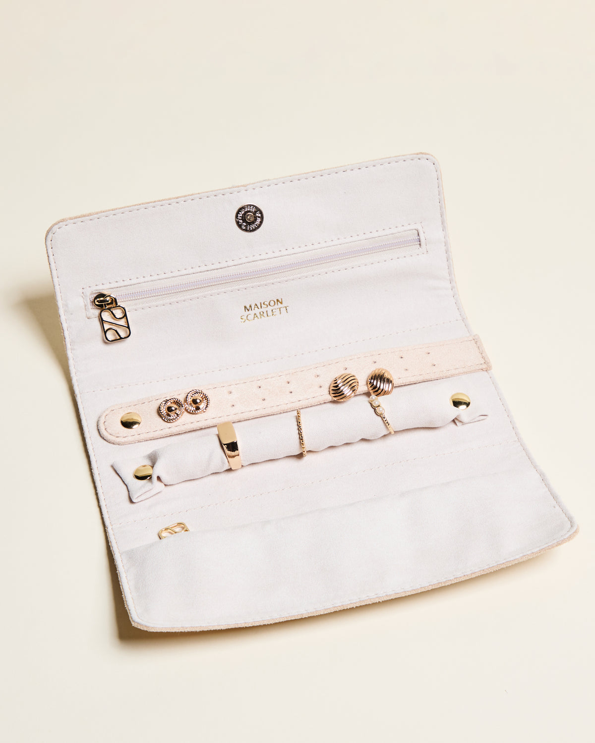 Estuche para joyas Catherine de terciopelo
