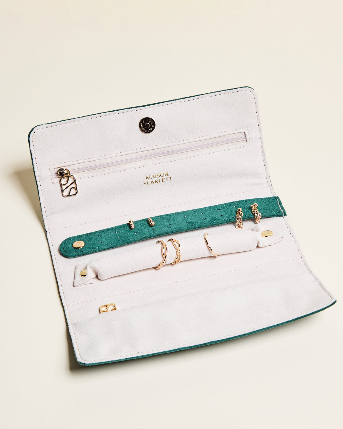 Estuche para joyas Catherine de terciopelo