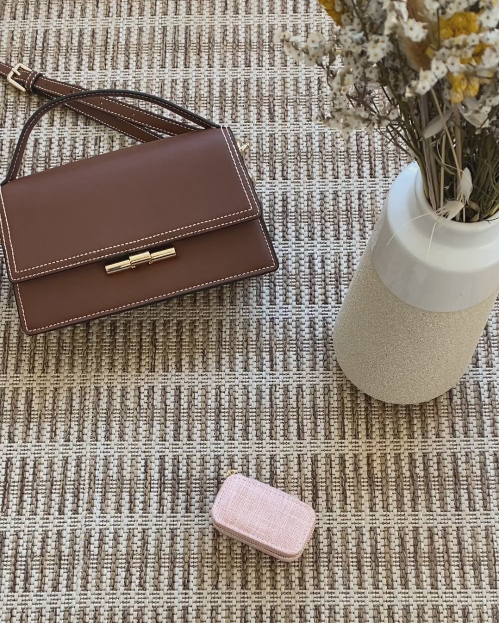 Mini joyero de viaje Marie de PU - outlet