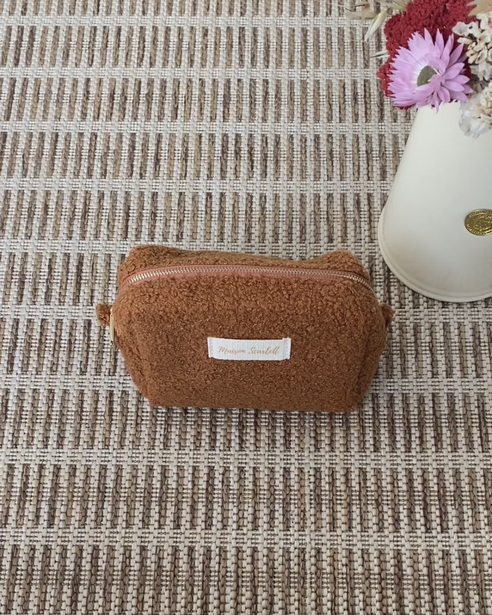 Neceser Charlotte de borreguito - outlet