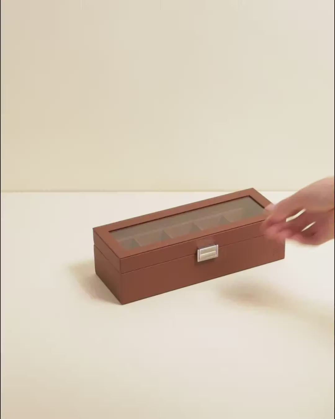 Caja para relojes Jean con 5 compartimentos