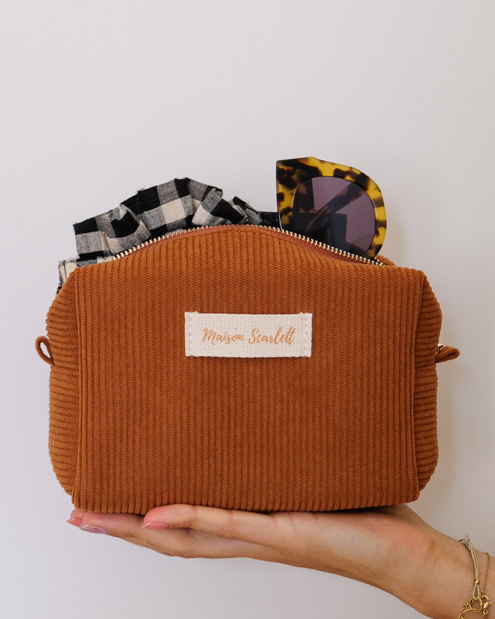 Neceser Charlotte de pana - outlet