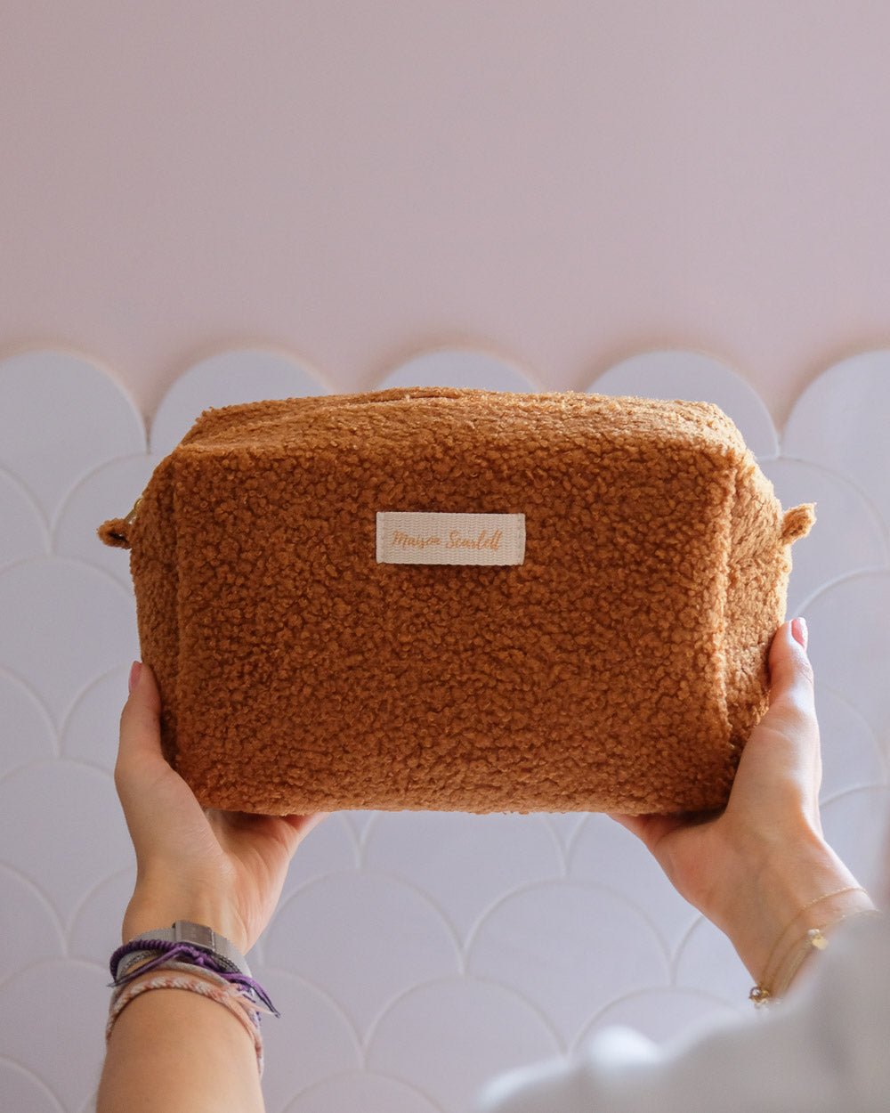Neceser Charlotte de borreguito - outlet