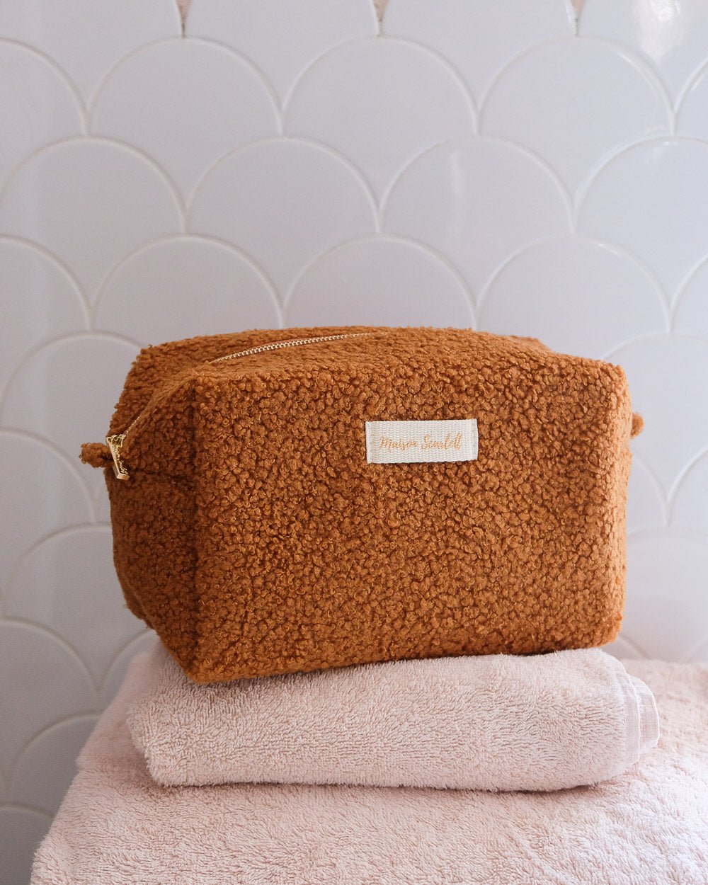 Neceser Charlotte de borreguito - outlet