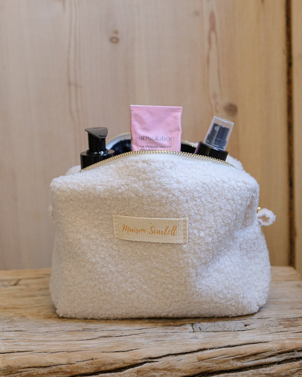 Neceser Charlotte de borreguito - outlet